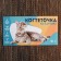Cardboard clawed with mint mint Meow, 45 × 18 cm