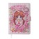 Gift notebook, A6+, 132 sheets, color block, with a curly knife, PVC cover, "anime", mix