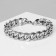 Bracelet male "steel" thickened chain, color silver, 20.5 cm