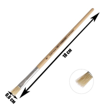 Brush brush No. 8, flat-1