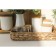 Basket for serving the shade "Kamysh", 32 × 24 × 5.5 cm, from straw