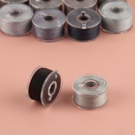 A set of rumps with threads, in the organizer, d = 20 mm, 10 pcs, color is gray spectrum-2