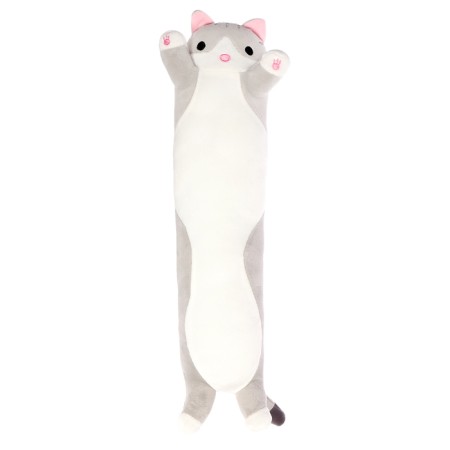 Soft toy "Cat Baton", gray color, 50 cm-5