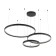 LED LED suspended Ambrella Light, Linetech, FL5882, LED, 90 W, 7200LUM, 3000-6400K, black color black