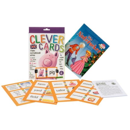 Learning English playing. Level 4. (Set of cards+book)-3