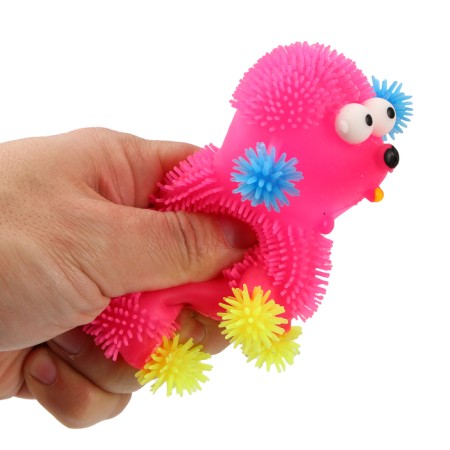 Ball children's rubber -tree light “Poodle”, Mix color, in showbox-8