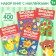 Stickers Teaching set "Funny circles", 4 pcs. 16 pp., A4 format