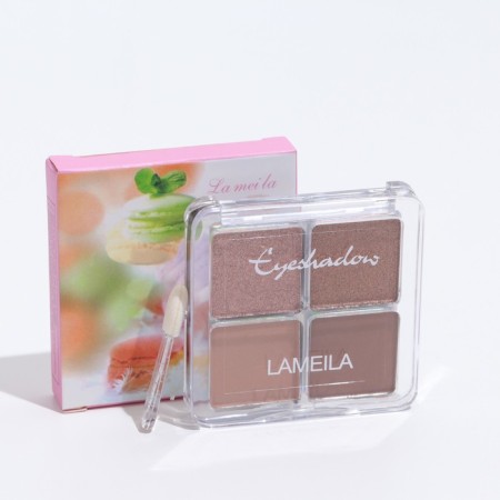 Palette of shadows for eyelids, 4 colors