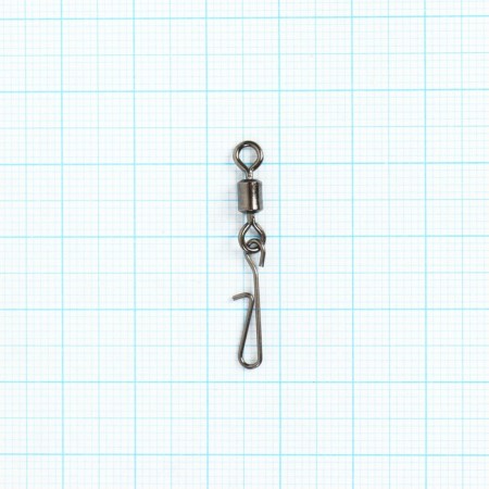 Vertlug with a Volzhanka fastener 906 Rolling Swivel with Hanging Snap B 4x3, Test 18 kg, 10 pcs-1
