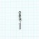 Vertlug with a Volzhanka fastener 906 Rolling Swivel with Hanging Snap B 4x3, Test 18 kg, 10 pcs
