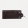 Key on the button, length 11 cm, 7 carbines, brown color