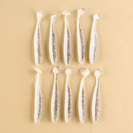 Silicone bait "Cool fisherman", 10 pcs, 2 g, 7 x 2 cm-1