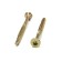 Infix, 4 x60 mm wood screws, with a cutting cutter., Torx20, yellow zinc