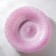Serving dish "Amethyst", d = 40 cm, pink color