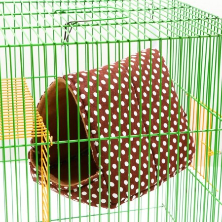 House "Shalash" for rodents 17*22*17 cm, calico fleec, foam-4