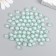 Plastic beads "Green" glossy set 20 grams d = 0.8 cm