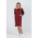 Women's dress, size 52, red color