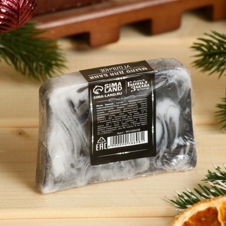 SPA soap - care for the bathhouse and sauna of "great good luck" coal, bath fun 80 grams-2