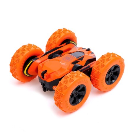 Radio-controlled car-controlled "Strokach" car, works on the battery, color orange color-3