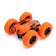 Radio-controlled car-controlled "Strokach" car, works on the battery, color orange color