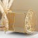 Dessers stand 2-tier Tree, 28 × 19 × 27 cm, golden color of gold