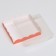 Box for cookies, pink, 15 x 15 x 3 cm