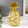 Souvenir Polystone "Golden Pineapple" 22x10x10 cm