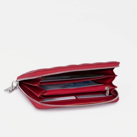Women's wallet with lightning, red color-3