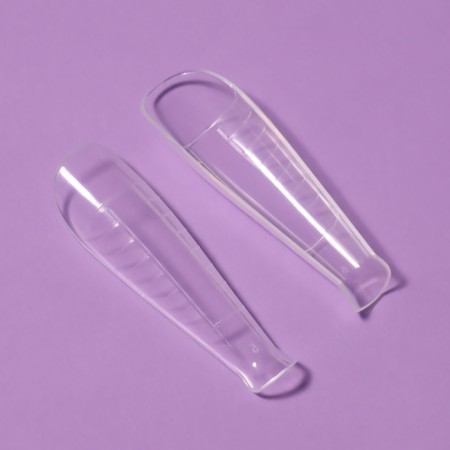 Upper forms for building, set of 120 pcs, ballerina form, transparent-5