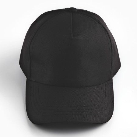 Feminine cap is plain, black color, rr-r- 54-5