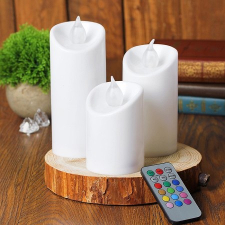Speed ​​LED "Romantic", with a remote control, a set of 3 pcs.-1