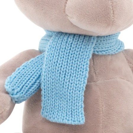 Soft toy "Bear Toptyzhkin gray: in a scarf", 25 cm-3