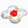 Set of rattles "Happy Baby", 6 pcs, crumb I