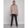 Warmed male vest, size 48, color light brown