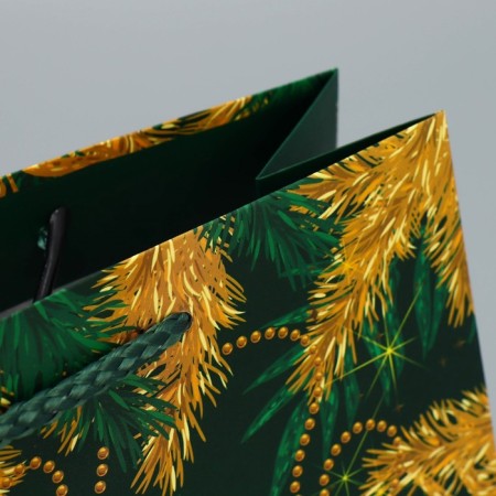 Laminated horizontal "Emerald", MS 23 x 18 x 8 cm, New Year-5