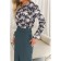 Women's skirt, size 46, green color