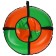 Tubing-vatrushka Onlitop "Standard", case diameter 75 cm, color mix