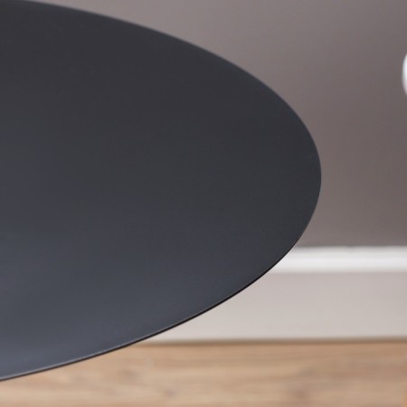 Coffee table "Moon" YS-8522, hardened glass 45x57 cm-3