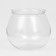 Round plastic aquarium, 1.2 liters