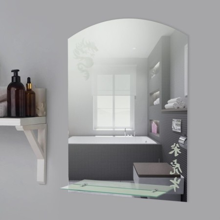 Dragon mirror, wall, with a shelf, 49.5x67 cm