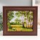 Key closed "Birch forest" 26.5x31.5 cm nut