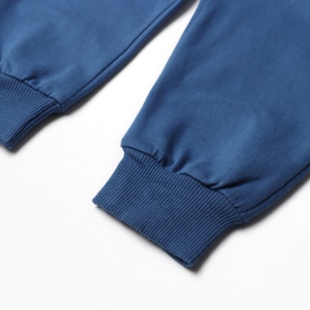 Kit (sweatshirt/trousers) for a boy, blue color, height 80 cm-6