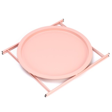 Coffee table "Grace" YS-8375SC, pink 46.8x50.5 cm-5