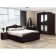 Venice 5 bedside table with 2 boxes, the color of the wenge / wenge silk matte