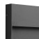Street lamp Mantra Baker, Led, 210lm, 3000k, 105x22x105 mm, dark gray color