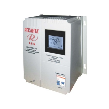 Single-phase voltage stabilizer Resant ASN 5000 N/1-NX Lux
