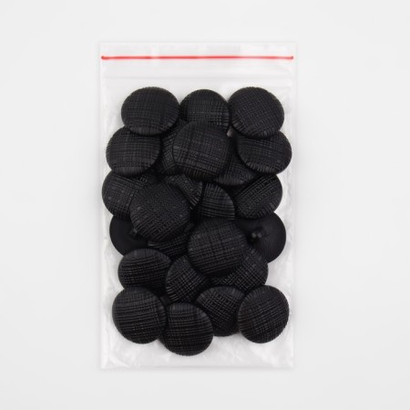 Buttons on the leg, d = 22 mm, black color-3