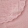 Knitted blanket, size 80x100 cm, pink color