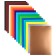 Cardboard color, A4, 15 sheets, 15 colors, coated, one -sided, in a folder, 220 g/m², puppy patrol