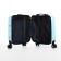 Small 18 suitcase, lightning department, 4 wheels, blue color